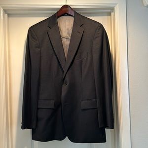 Hugo Boss Super 100 Suit (pants + jacket) charcoal grey, size 40